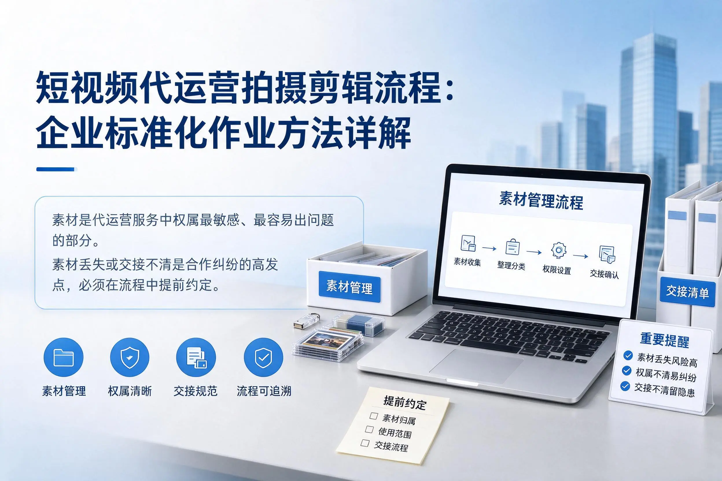 短视频代运营拍摄剪辑流程：湘西企业标准化作业方法详解