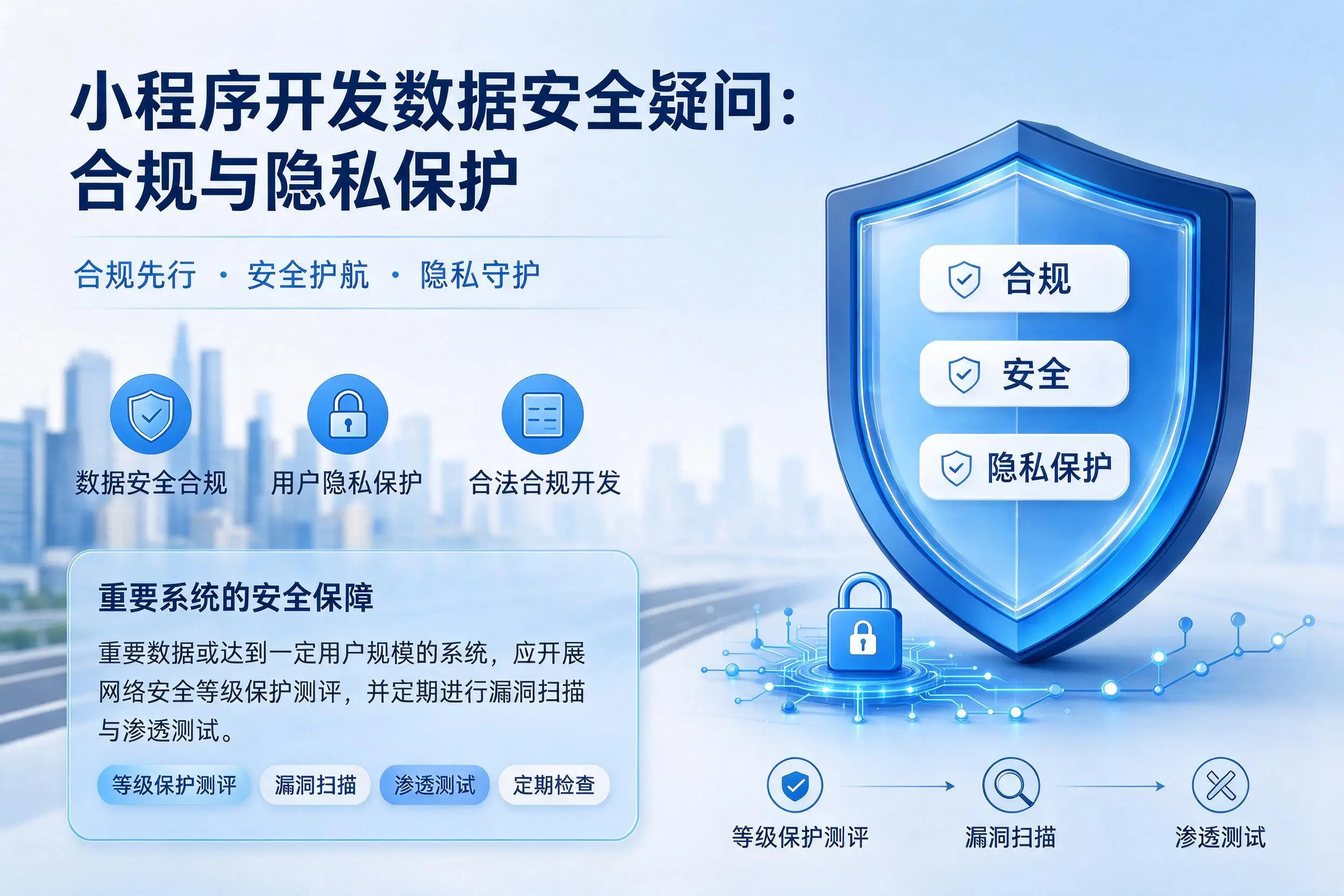 湘西小程序开发数据安全疑问：合规与隐私保护