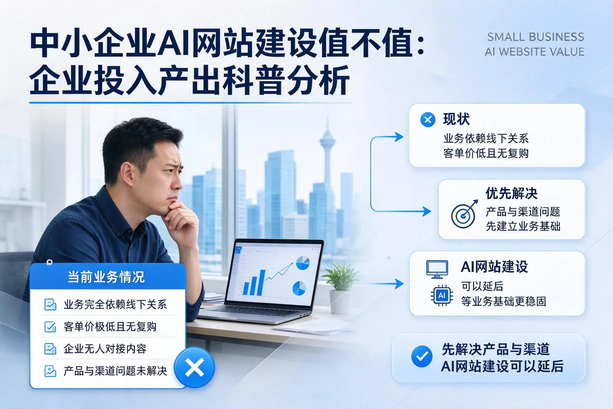 中小企业AI网站建设值不值:湘西企业投入产出科普分析