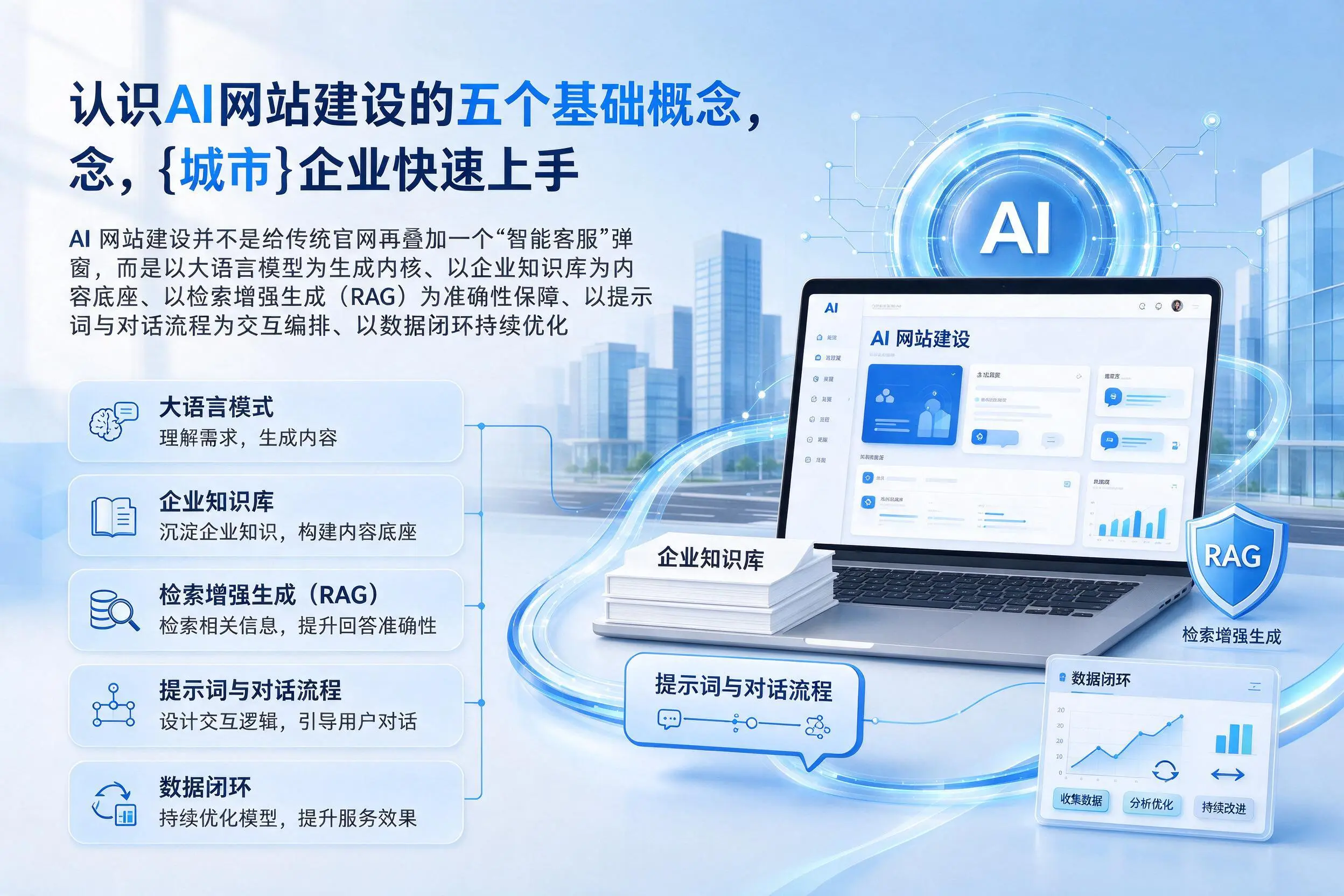认识AI网站建设的五个基础概念，湘西企业快速上手