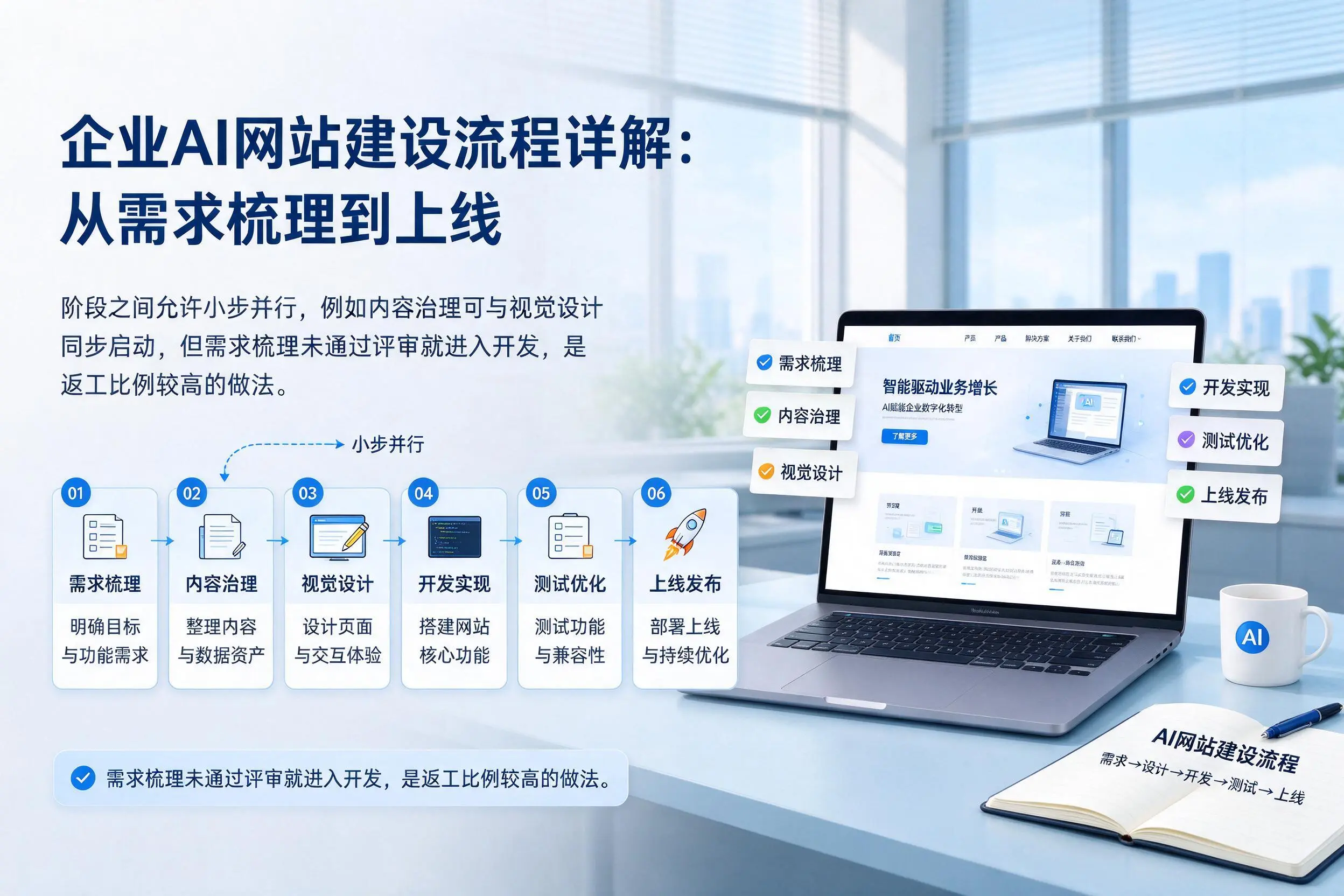 湘西企业AI网站建设流程详解：从需求梳理到上线